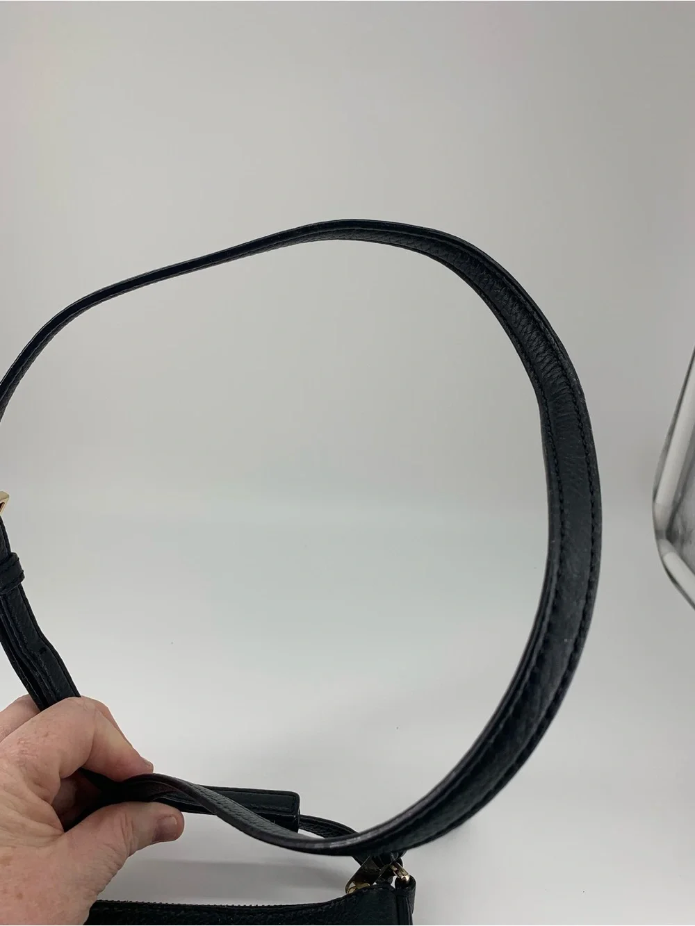 *low start* Kate Spade Polly Medium Crossbody Black Pebbled Learher